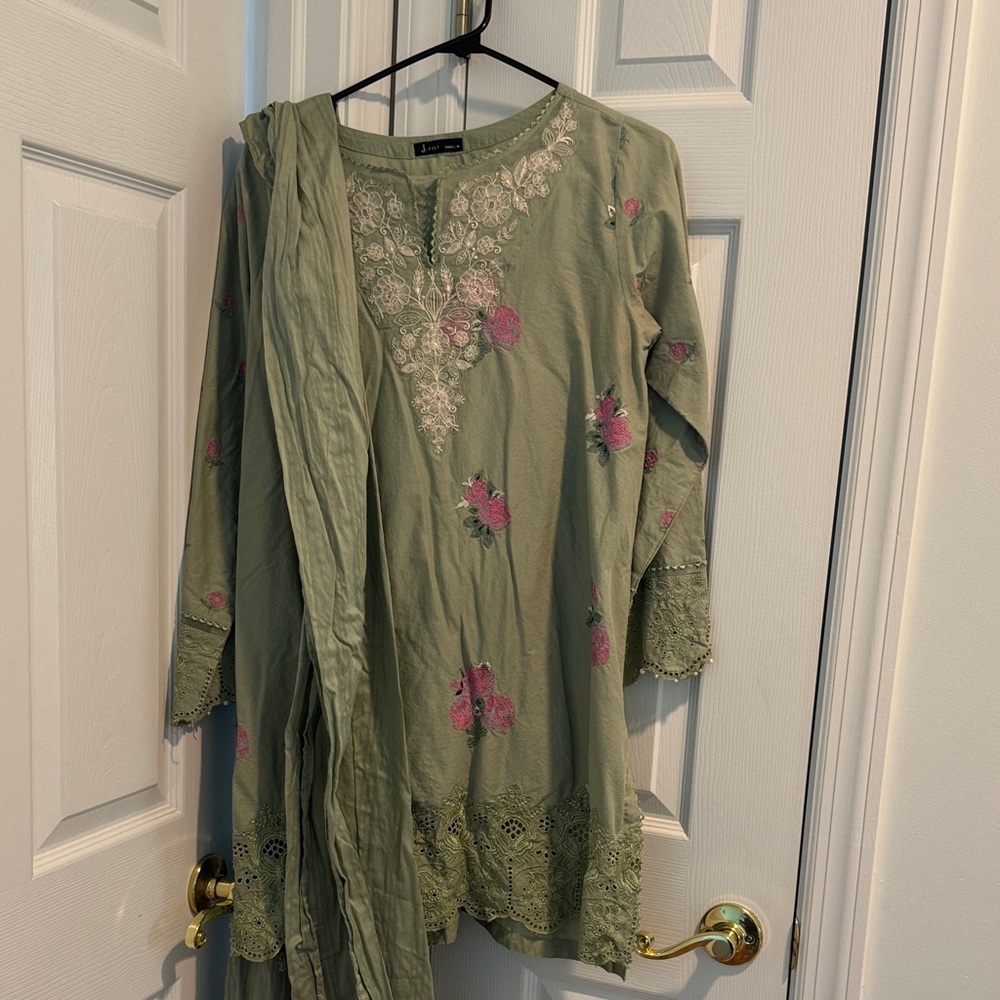 Brand NEW J by Junaid Jamshed 3 piece embroidered outfit